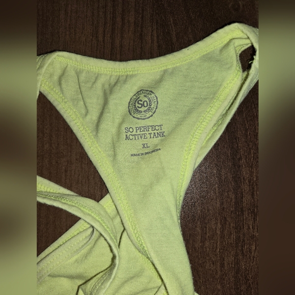 Bundle Of 3 - SO Perfect Active Tank - XL - Gray, Pink, & Green - Picture 8 of 9